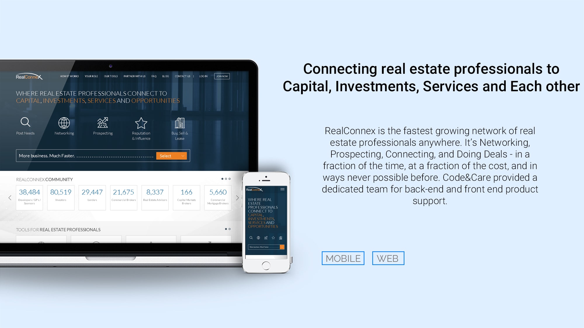 Casy study real estate platform