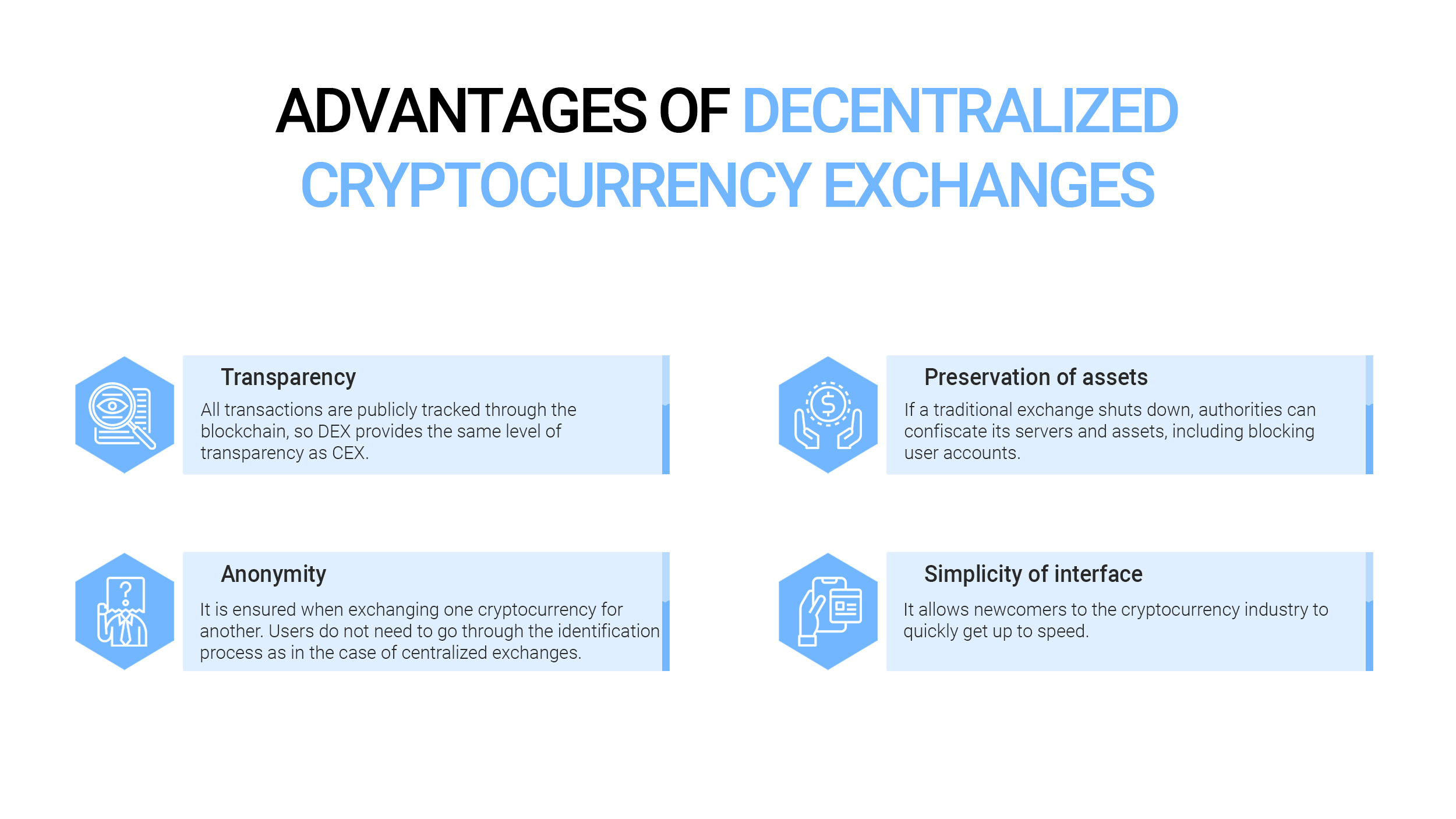 Advantages of Decentralized Cryptocurrency Exchanges