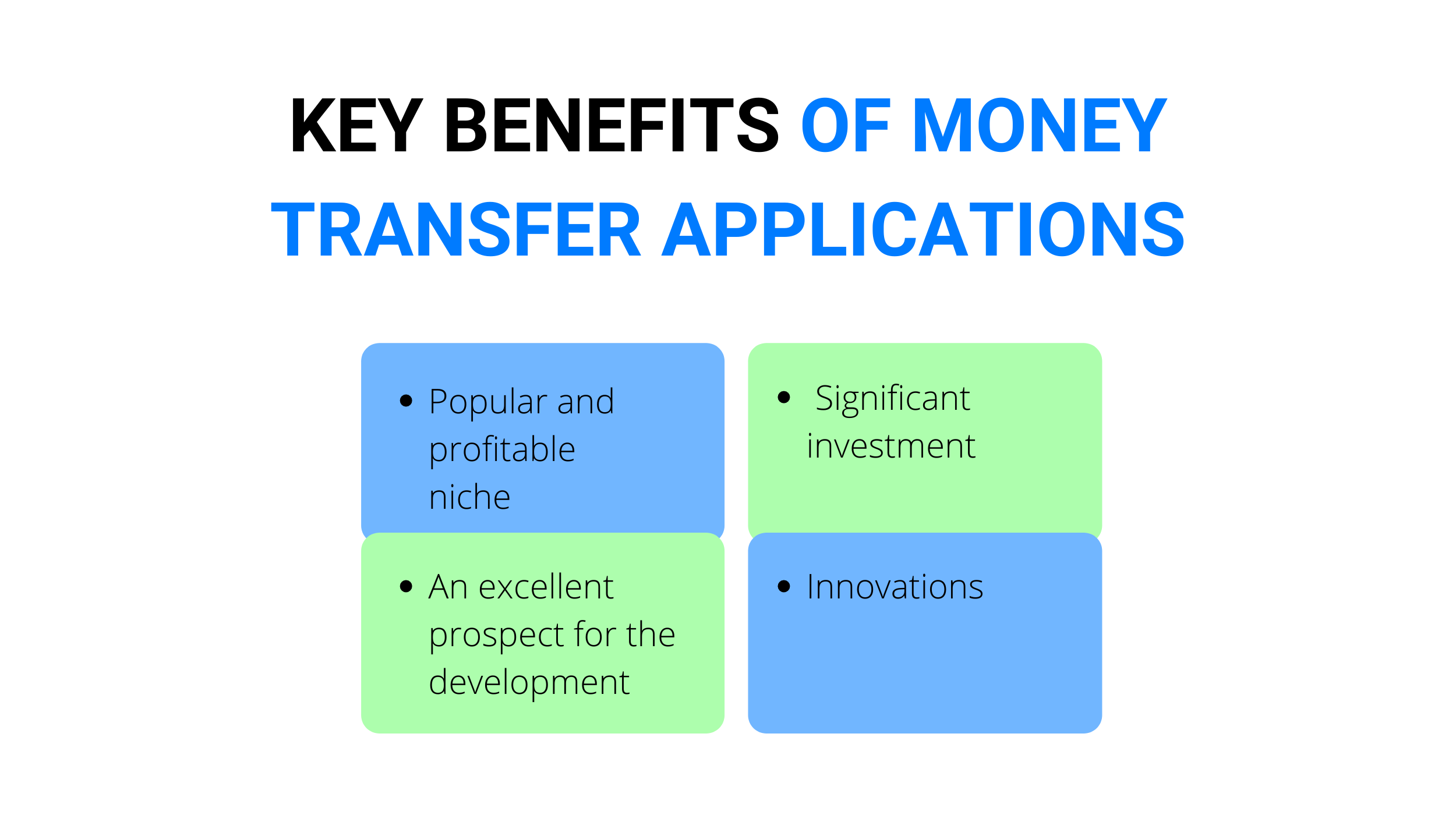 Key Benefits of Money Transfer Applications