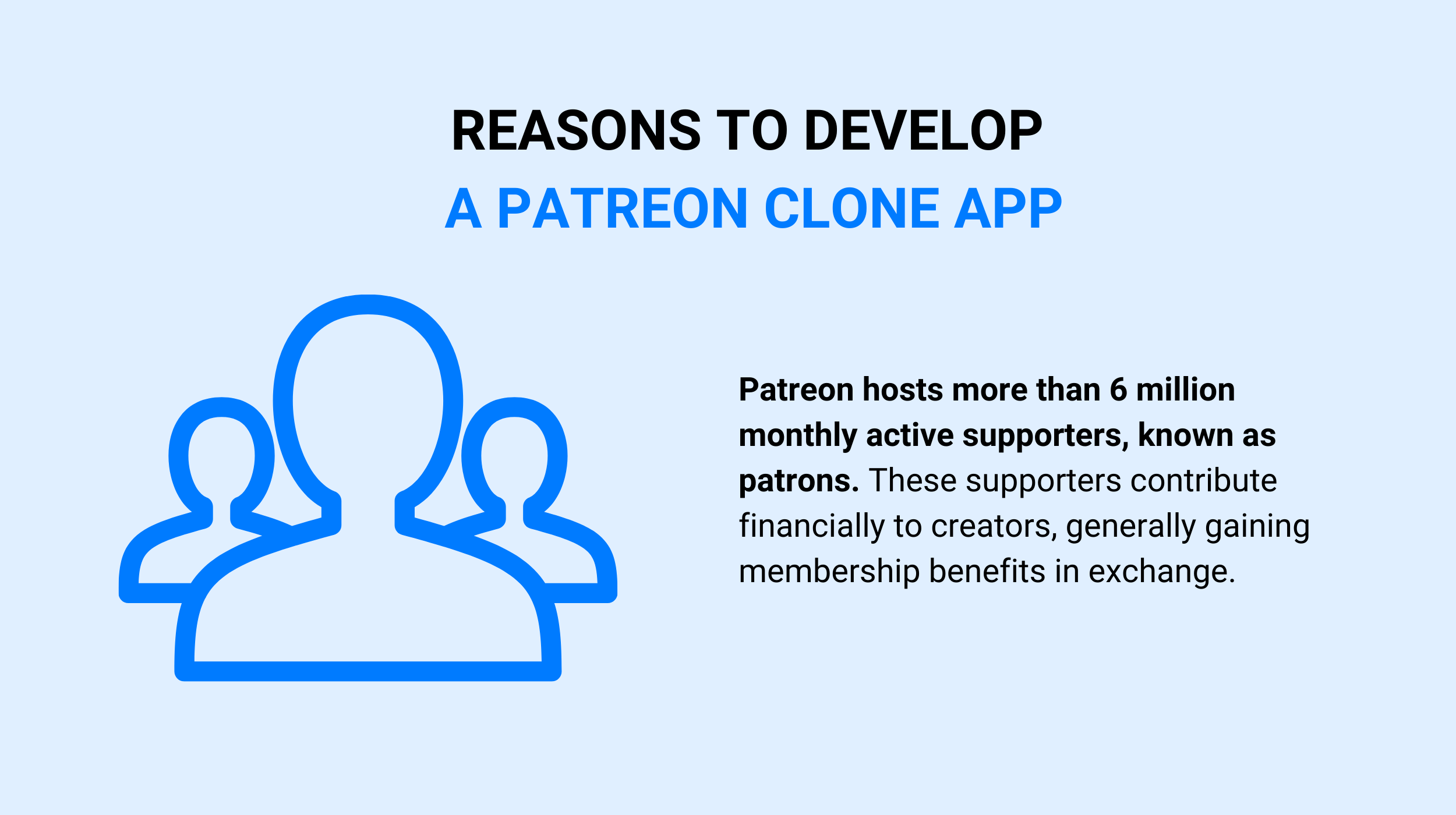 Reasons to Develop a Patreon Clone App