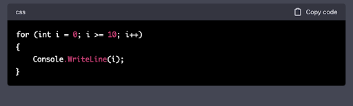 incorrect loop condition